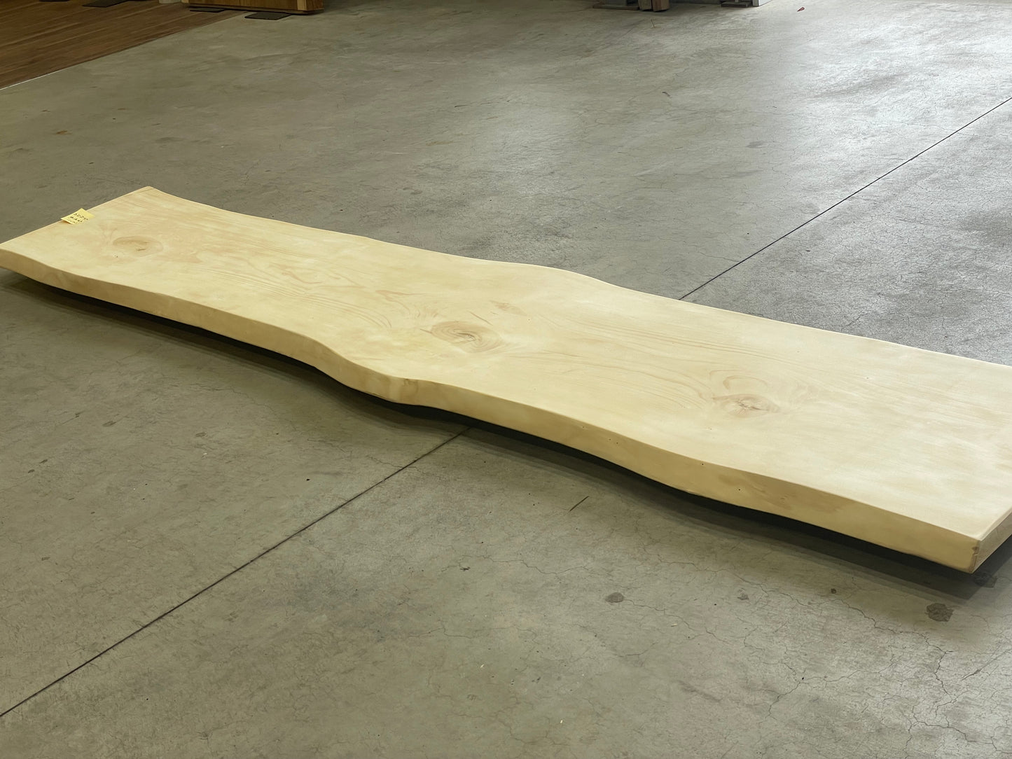 A0027 いちょう 無垢一枚板テーブル天板 3,000mm × 500mm × 45mm