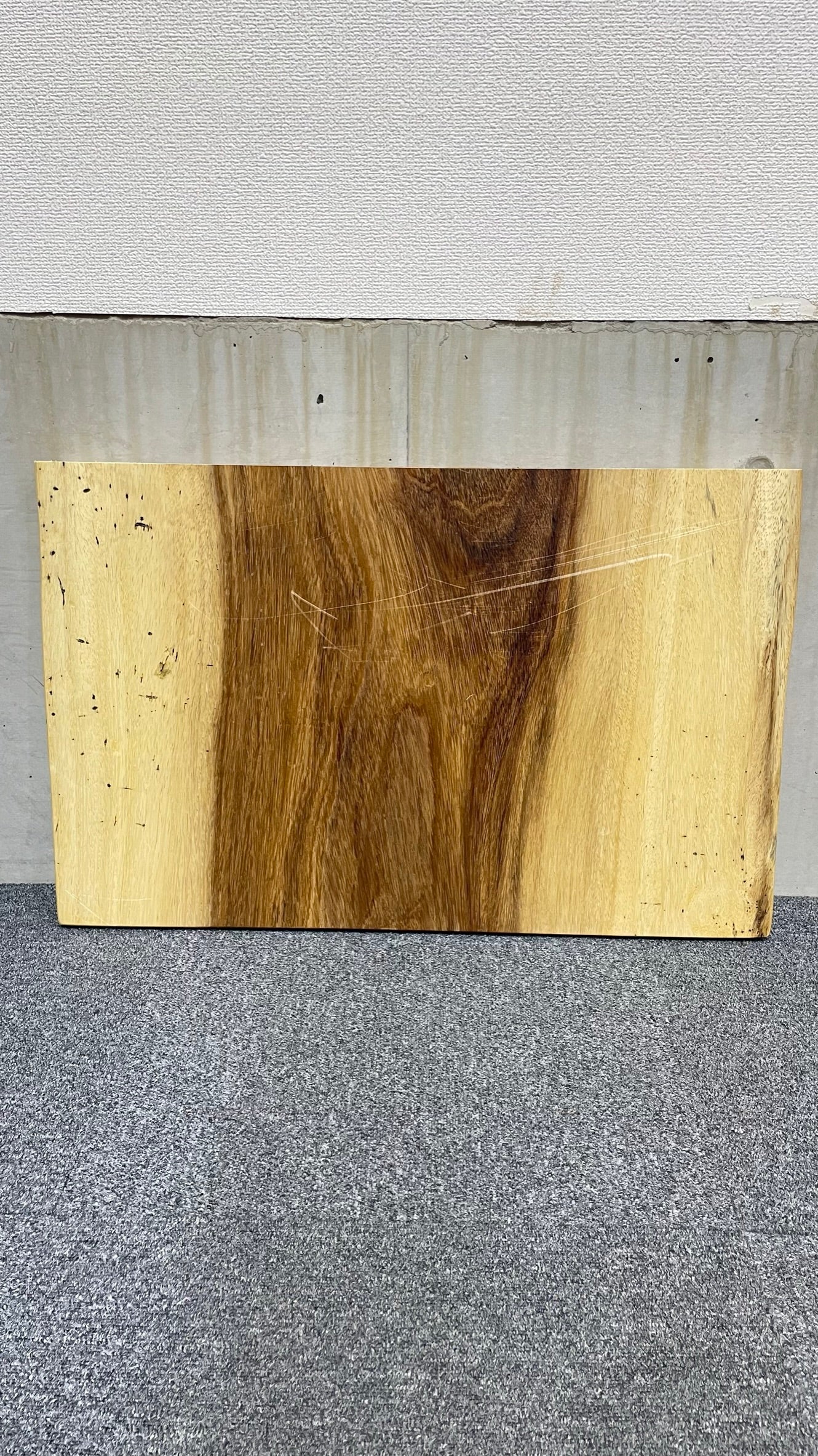 HP0010 モンキーポッド板 プレナ加工 480mm × 735mm × 40mm