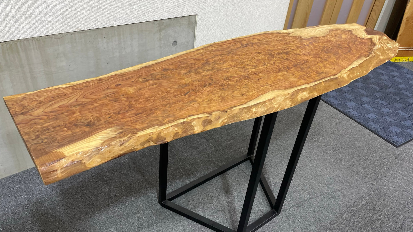 A0034 杉 無垢一枚板 テーブル天板 1,410mm × 380mm × 30mm
