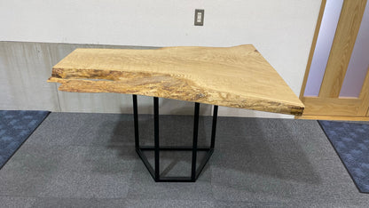 A0038 Solid chestnut wood table top 1,150mm x 370mm - 940mm x 50mm