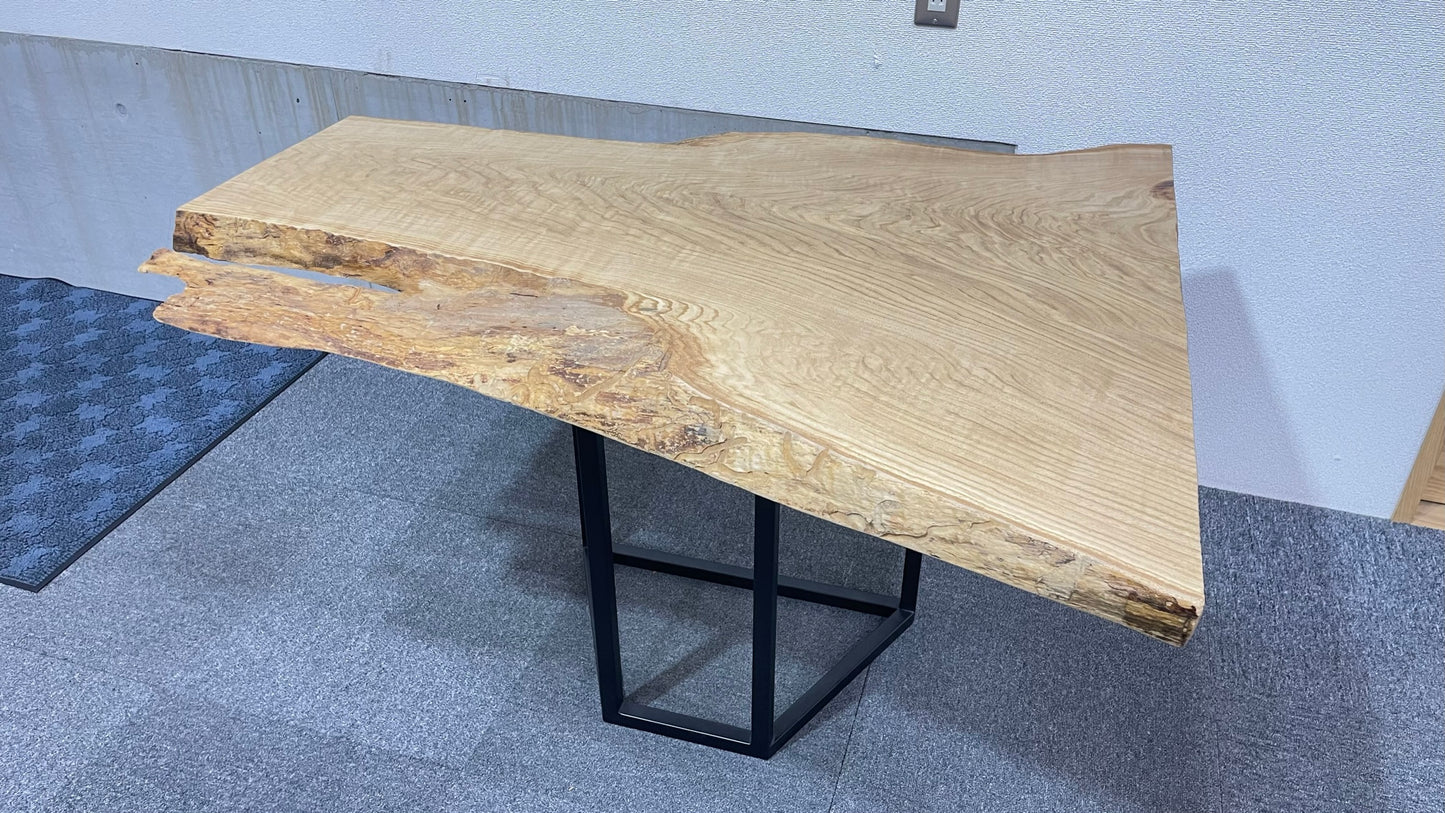 A0038 Solid chestnut wood table top 1,150mm x 370mm - 940mm x 50mm