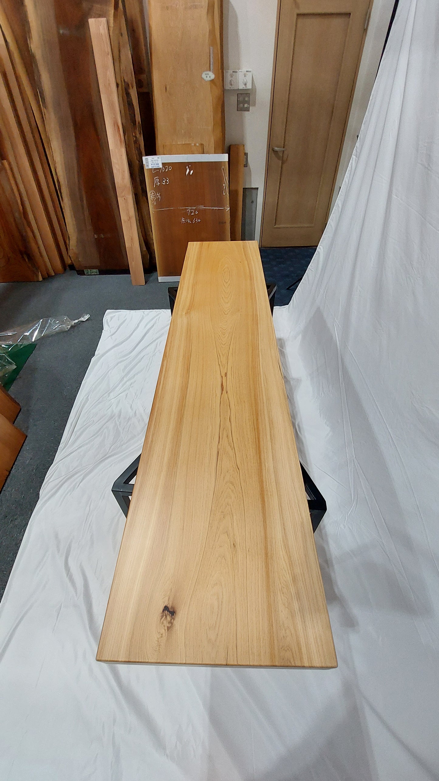 A0017 Solid fir table top 1,940mm x 420mm x 75mm