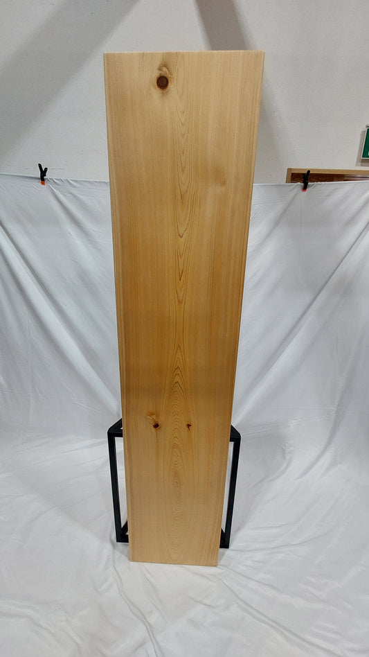 A0017 モミ無垢一枚板 テーブル天板 1,940mm × 420mm × 75mm