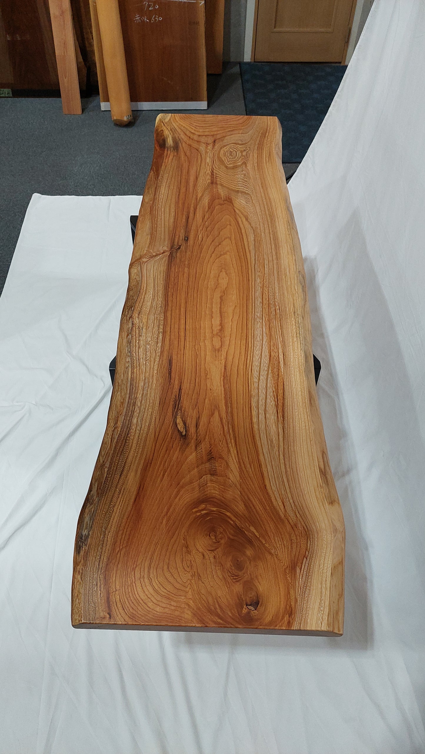 A0018 Zelkova solid wood table top 2,000m x 500m x 60mm