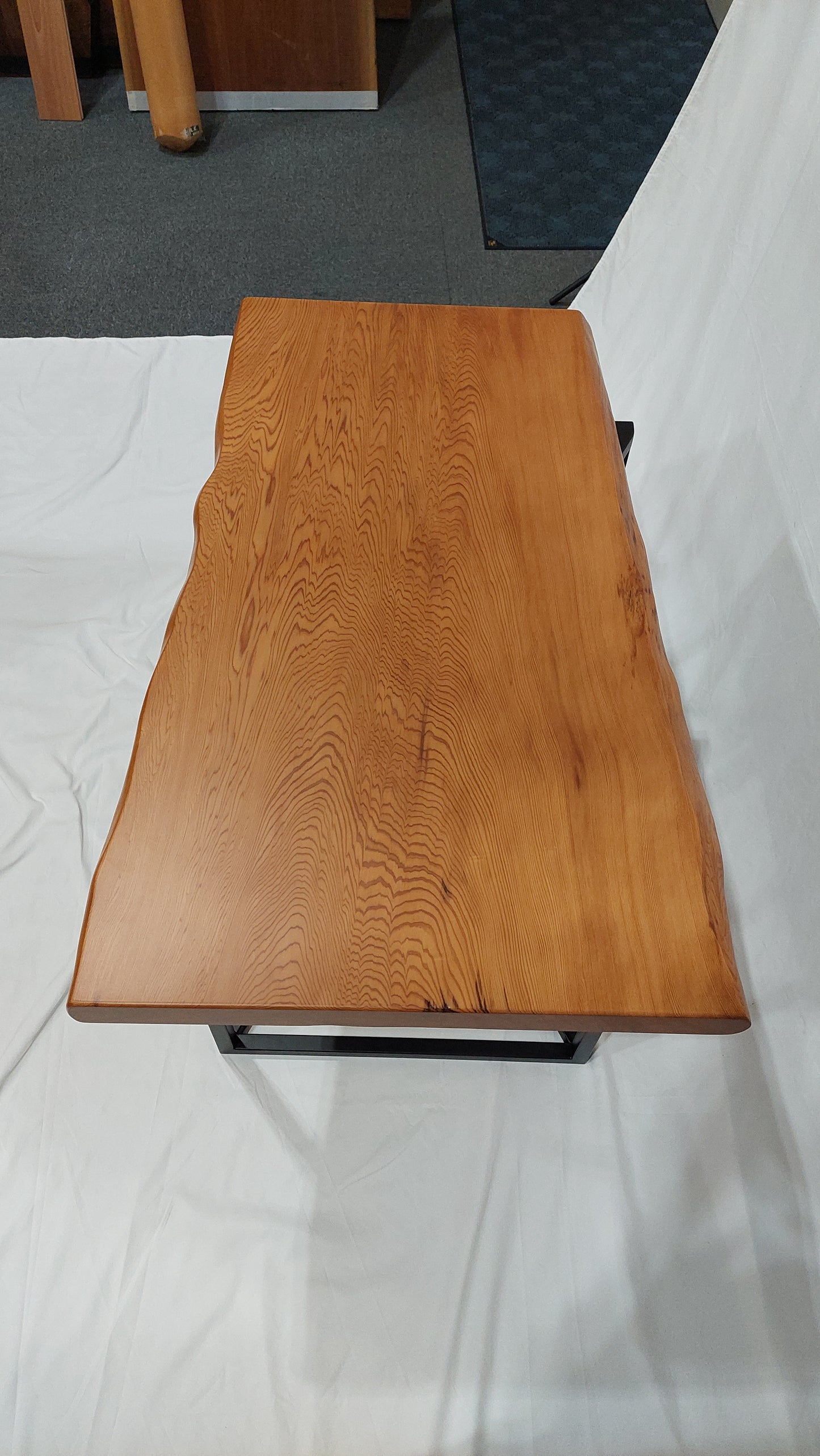 A0019 屋久杉 無垢一枚板 テーブル天板 1,040mm × 520mm × 60mm