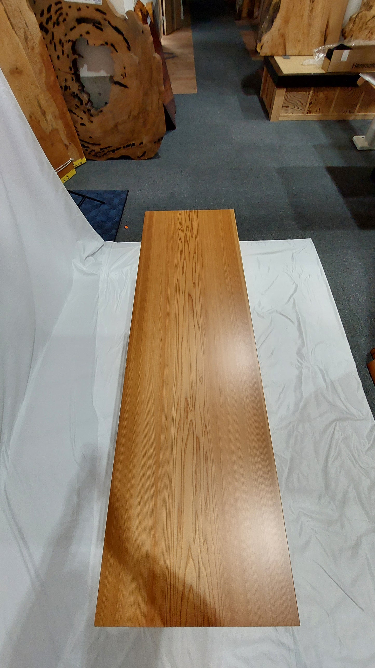 A0021 杉 無垢一枚板 テーブル天板 1,320mm × 400mm × 25mm